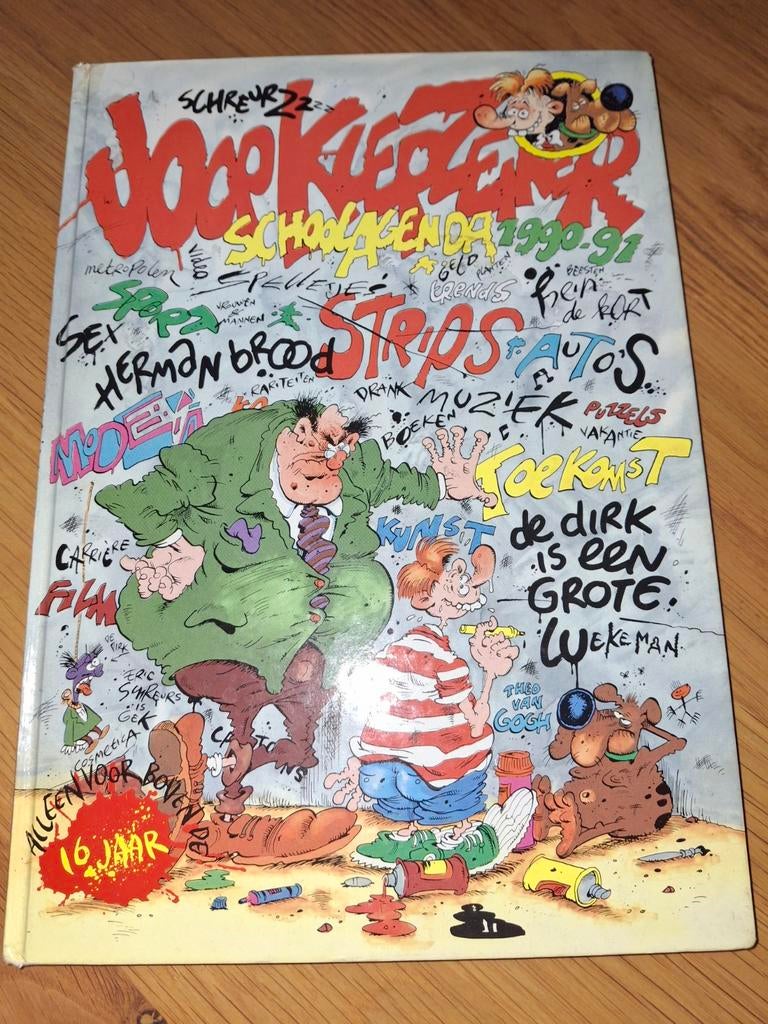 Joop Klepzeiker schoolagenda 1990-1991, Boeken, Stripboeken, Eén stripboek, Ophalen of Verzenden, Gelezen