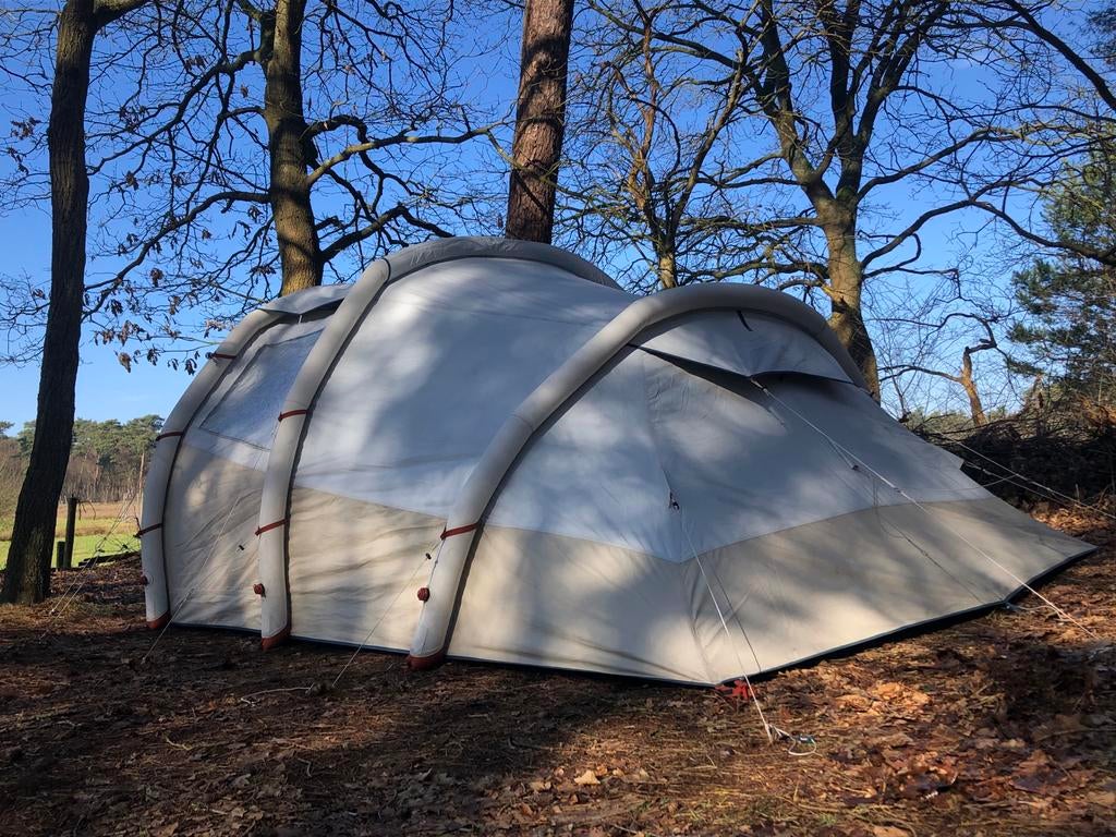 Decathlon Quechua Air Seconds 4.1 Fresh & Black Tent, Ophalen of Verzenden, Gebruikt, Tot en met 4