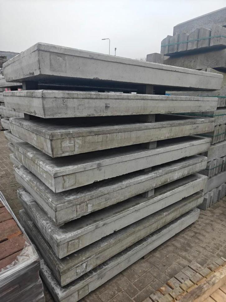 Betonplaten 200x200x16 cm Glad, Tuin en Terras, Tegels en Klinkers, Nieuw, Overige typen, Beton, 10 m² of meer, Ophalen
