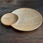 🪵Preloved: Houten serveerschaal - Danish design🏷️€12,-, Overige materialen, Gebruikt, Ophalen of Verzenden, Schaal of Schalen