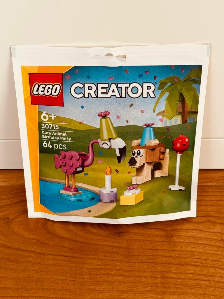 Lego kinderfeestje 30715 Schattige dierenverjaardag, Ophalen, Nieuw, Complete set, Lego