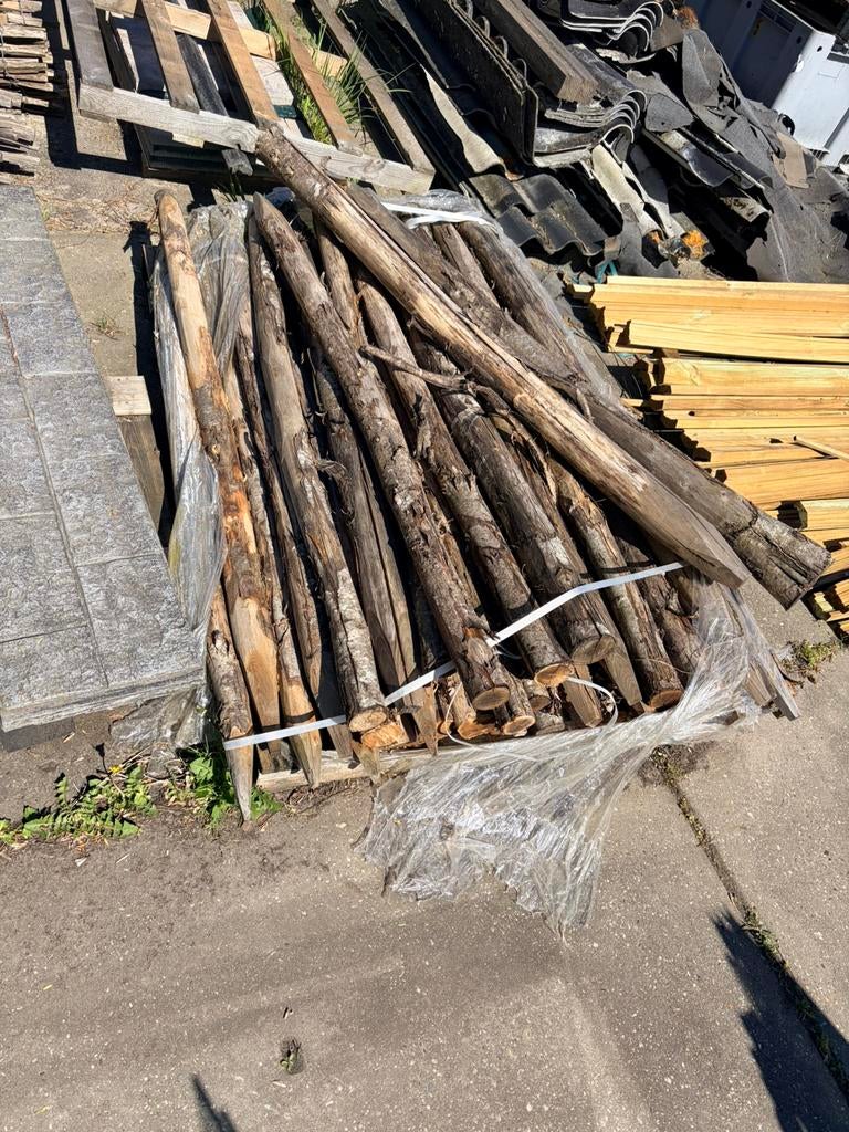 Kastanje palen, Tuin en Terras, Ophalen of Verzenden, IJzer, Tuinhek