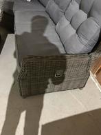 Loungebank met verstelbare rugleuningen - met tafel, 5 zitplaatsen, Gebruikt, ., Ophalen of Verzenden