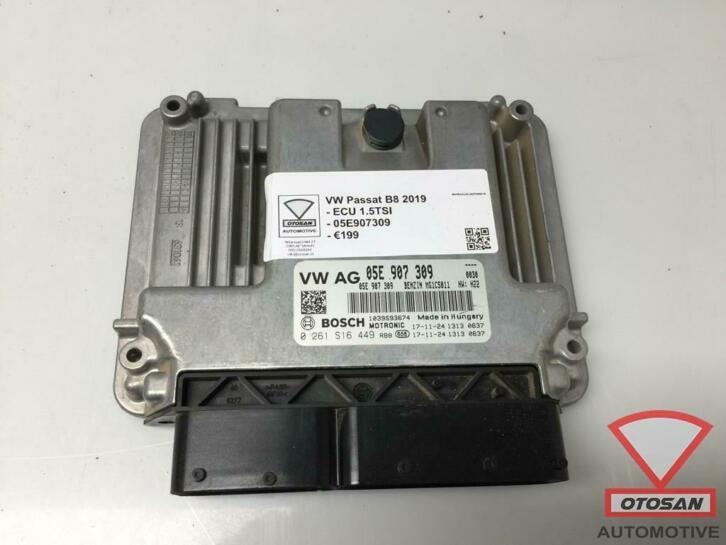 vw passat b8 2019 vag ecu motormanagement 1.5tsi 05e907309