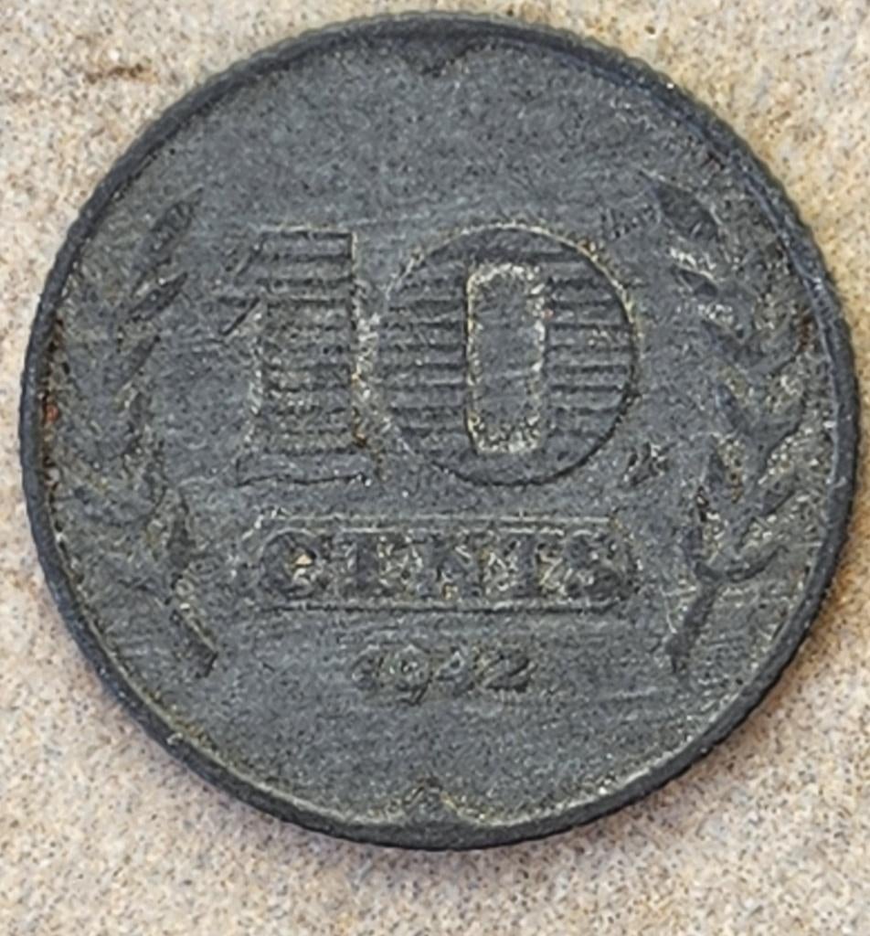Munt, Postzegels en Munten, Munten | Nederland, Ophalen, Koningin Wilhelmina, 10 cent, Losse munt