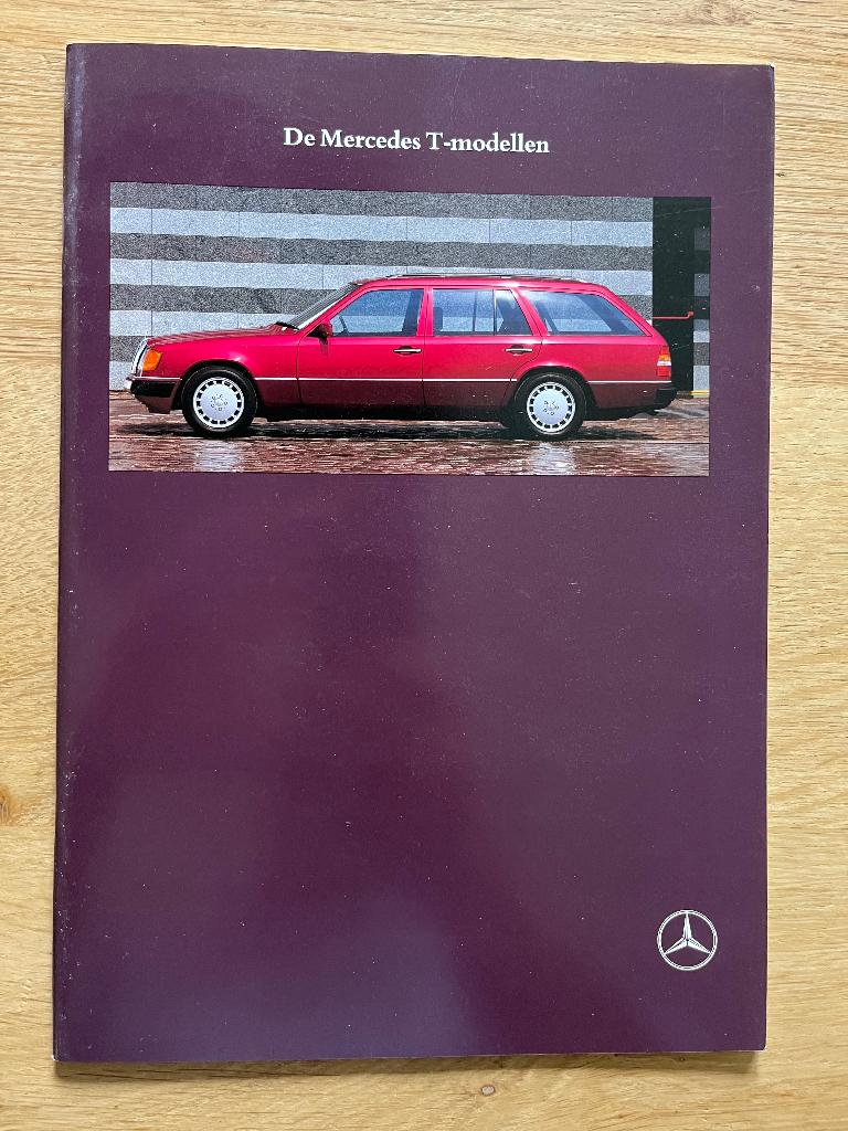 Autofolder/Brochure Mercedes T-Modellen 200 - 300 1990, Ophalen of Verzenden, Nieuw, Mercedes