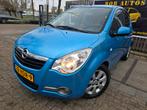 Opel Agila 1.2 Enjoy/automaat/airco/trekhaak/apk/rijd schake, Blauw, Origineel Nederlands, Bedrijf, Metallic lak