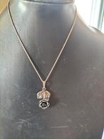 Prachtige antieke zilveren teka hanger., Verzenden, Zilver, Hanger