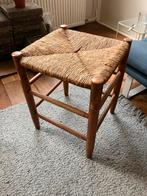 Vintage houten kruk, Ophalen, Gebruikt, Hout