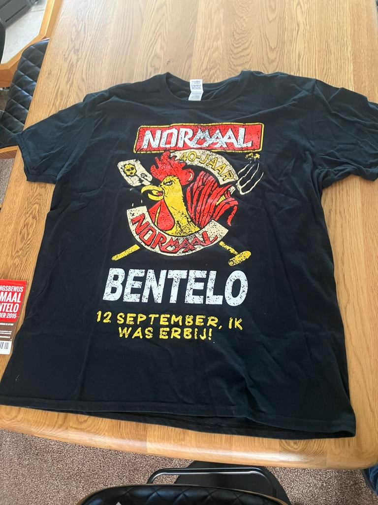 Ongedragen Normaal 40 jaar t shirt Bentelo, Kleding | Heren, T-shirts, Ophalen of Verzenden, Nieuw, Maat 56/58 (XL), Zwart