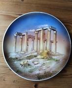 Wandbord Akropolis Athene Griekenland vintage handbeschilder, Antiek en Kunst, Ophalen of Verzenden