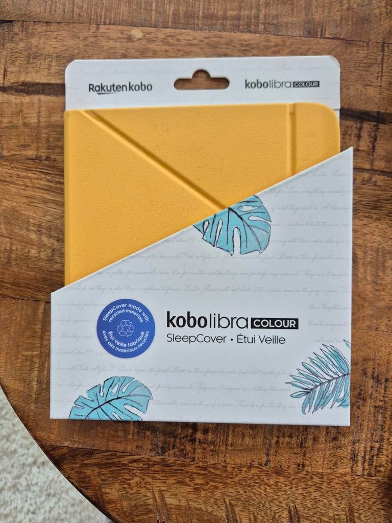 Kobo Libra Colour SleepCover geel, Ophalen of Verzenden