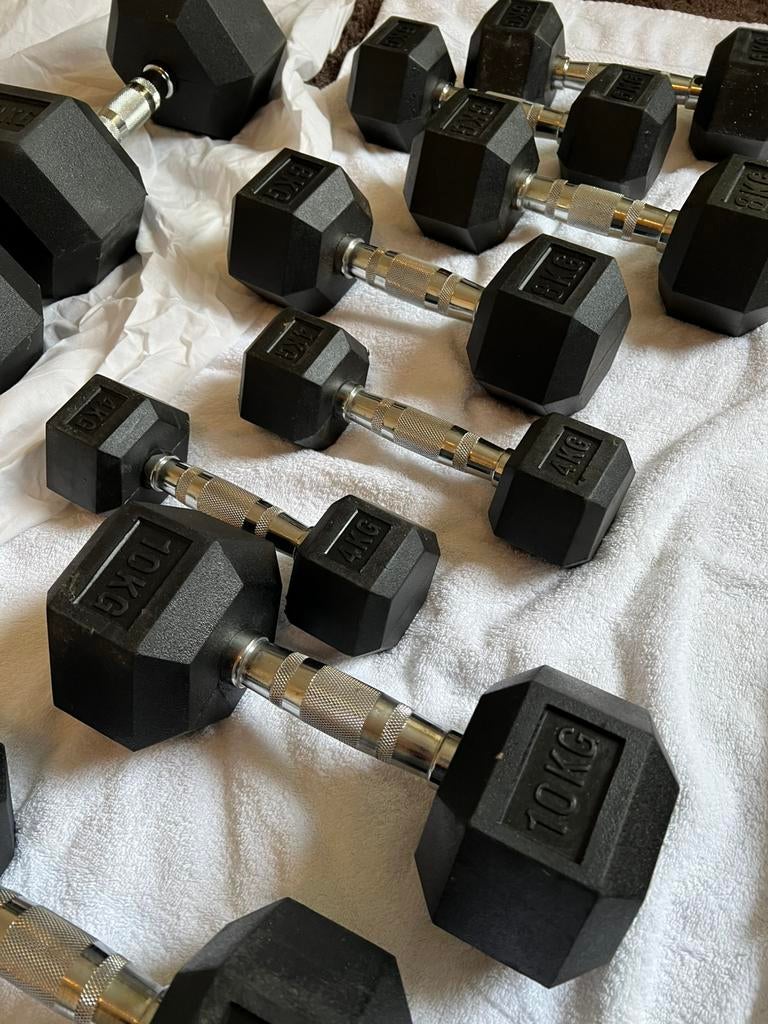 Set gewichten, Ophalen, Zo goed als nieuw, Benen, Dumbbell