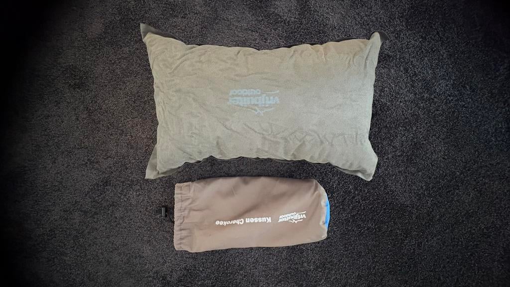 Zelfopblaasbaar (hoofd) kussentje Cherokee, Verzenden, Nieuw, 1-persoons