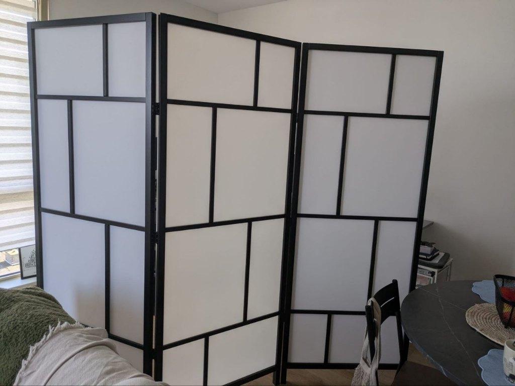 IKEA RISÖR Scheidingswand room divider, Huis en Inrichting, Woonaccessoires | Kamerschermen, Ophalen, Zo goed als nieuw