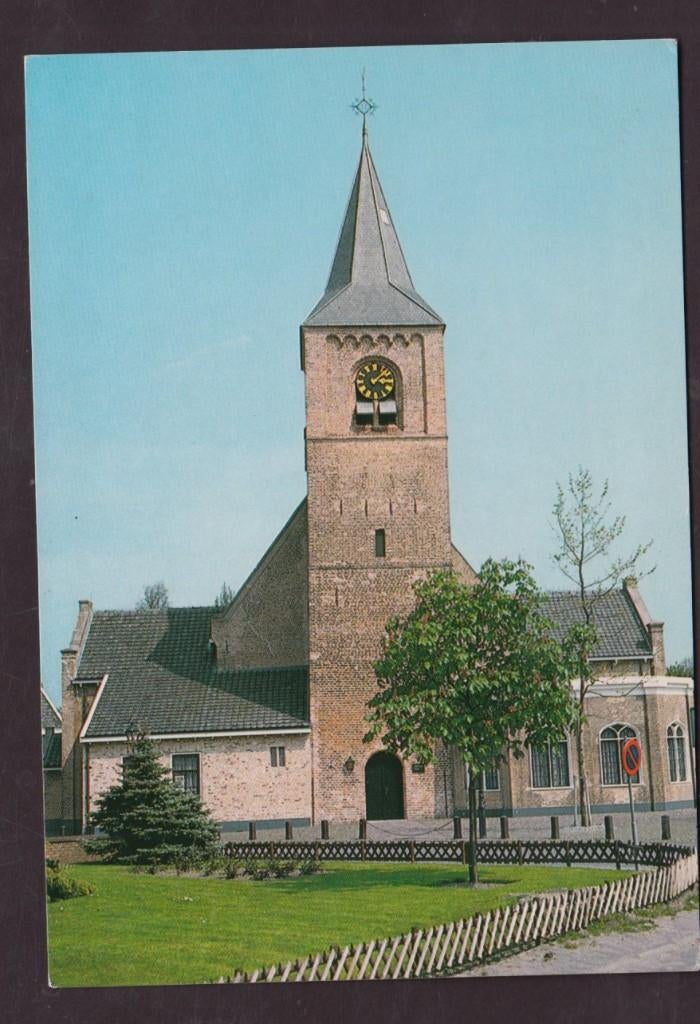 Hendrik Ido Ambacht NH Kerk Verticaal 1985 Ongelopen, Verzamelen, Ansichtkaarten | Nederland, Ophalen of Verzenden, 1980 tot heden