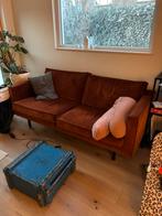 Terracotta of roestkleurige bank, Ophalen of Verzenden, Gebruikt, 75 tot 100 cm