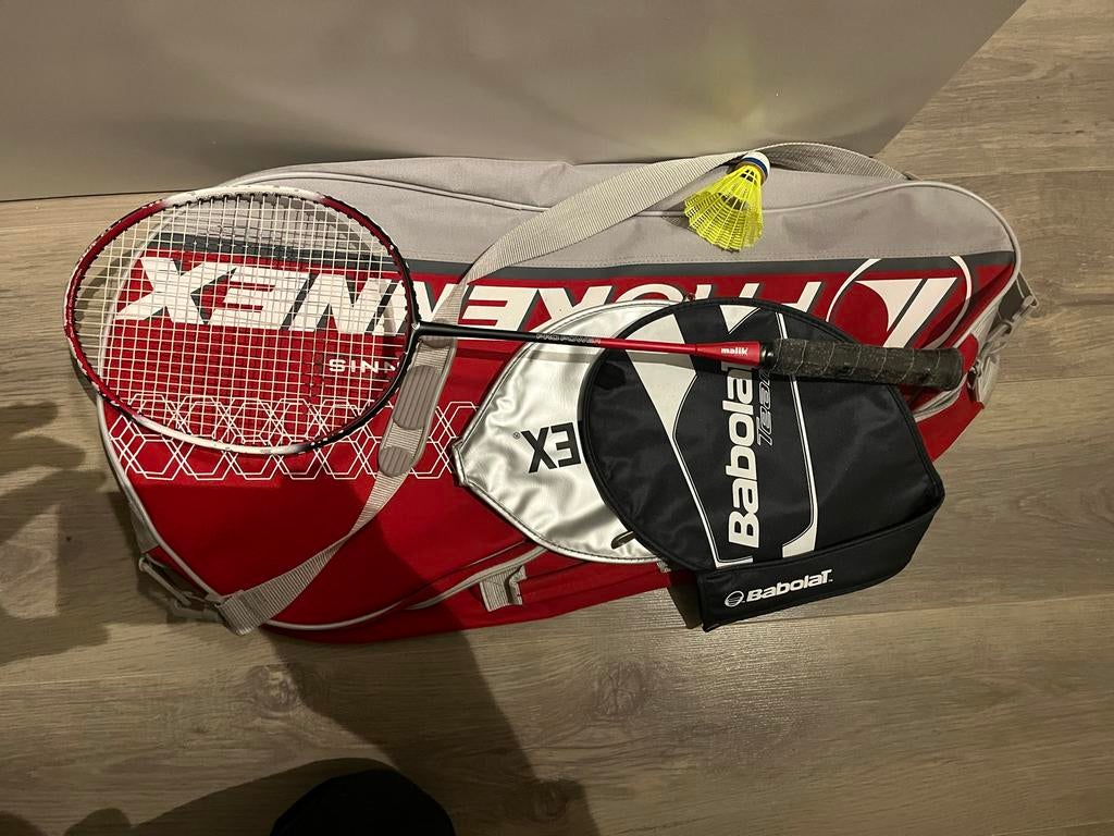 Complete Badminton Set for Beginners & Recreational Players – Yonex Racket, Babolat Cover & More | Essential Gear to Start Playing Today