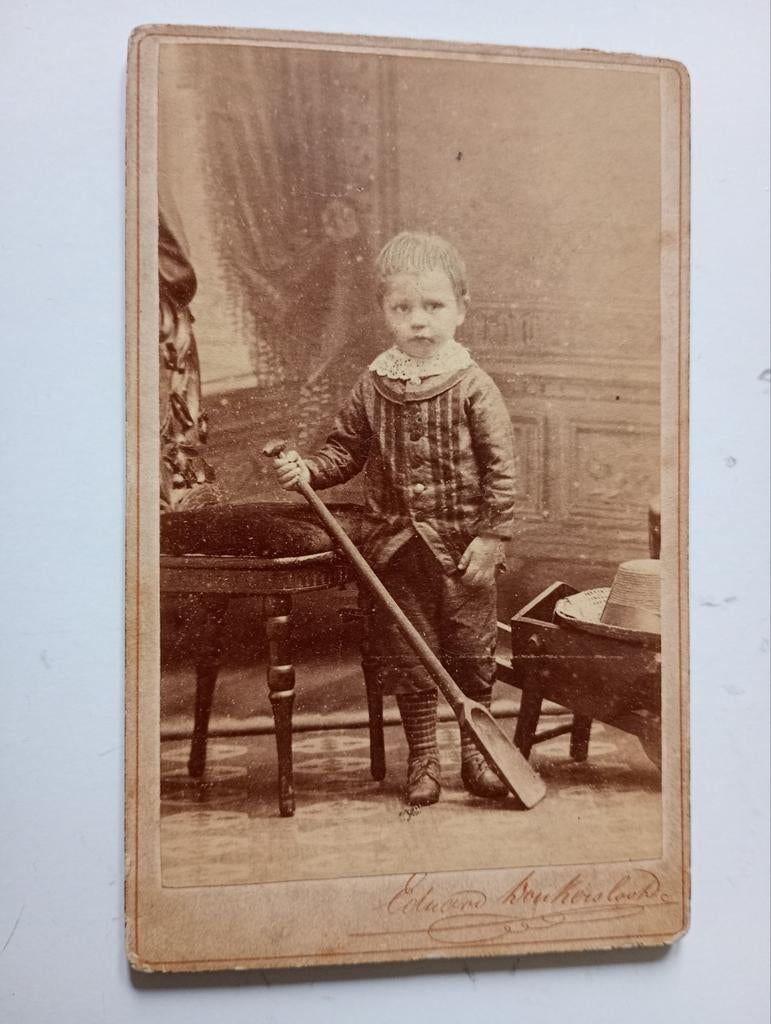 CDV Gorinchem Kind Jongen, Gebruikt, Foto, Ophalen of Verzenden, Voor 1940