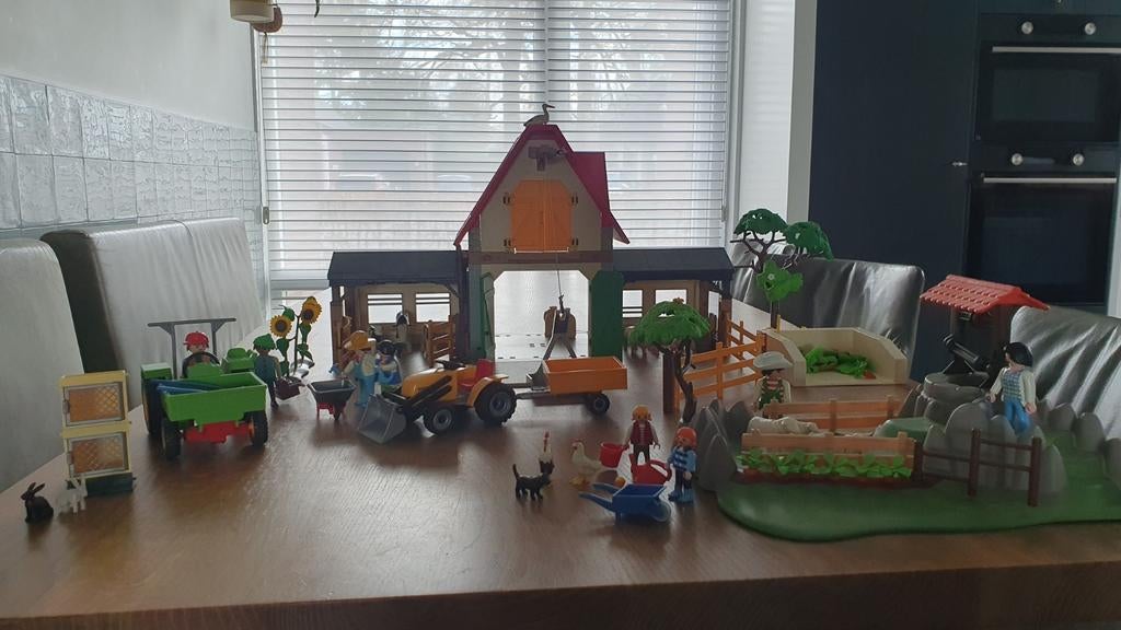 Playmobil boerderij 4490 4130 3074 4486 4491, Ophalen of Verzenden, Gebruikt, Complete set