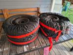 4 zomerbanden met velgen 155/80R13, Ophalen, 155 mm, 13 inch, Banden en Velgen