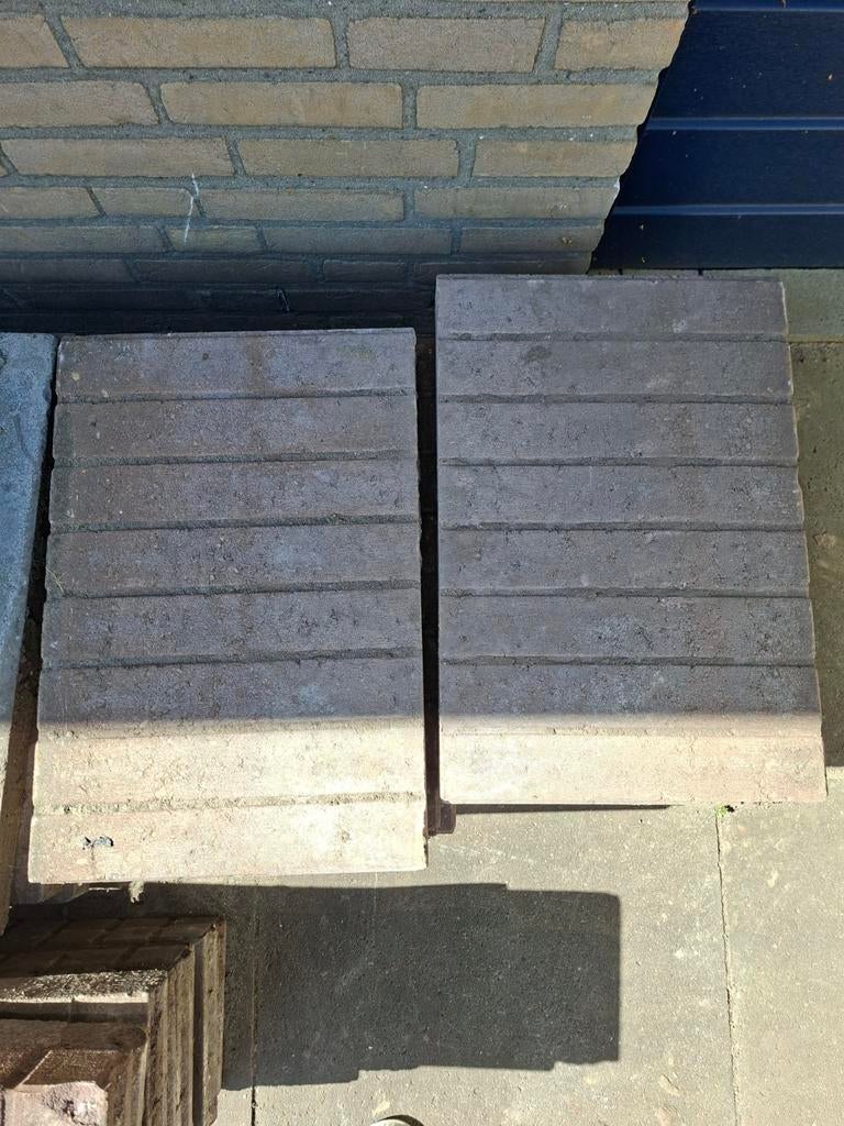 Palissade banden (hoog), Tuin en Terras, Ophalen, Gebruikt, Beton