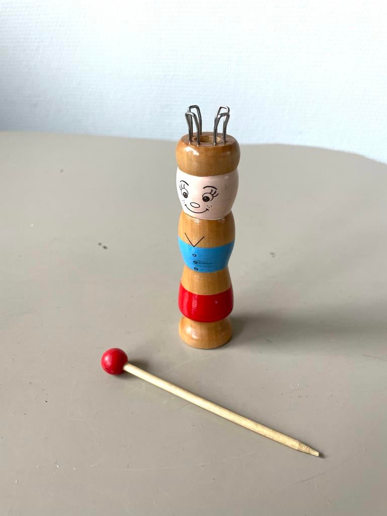 Vintage punnik poppetje, Ophalen of Verzenden, Gebruikt, Breien, Overige typen