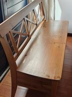 IKEA Ingolf bankje met opbergruimte, Huis en Inrichting, Stoelen, Ophalen, Gebruikt, Hout, Eén