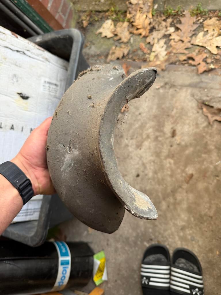 Oude holle dakpannen (35-50 stuks), Ophalen, Gebruikt, Steen of Klei, 5 tot 10 m²