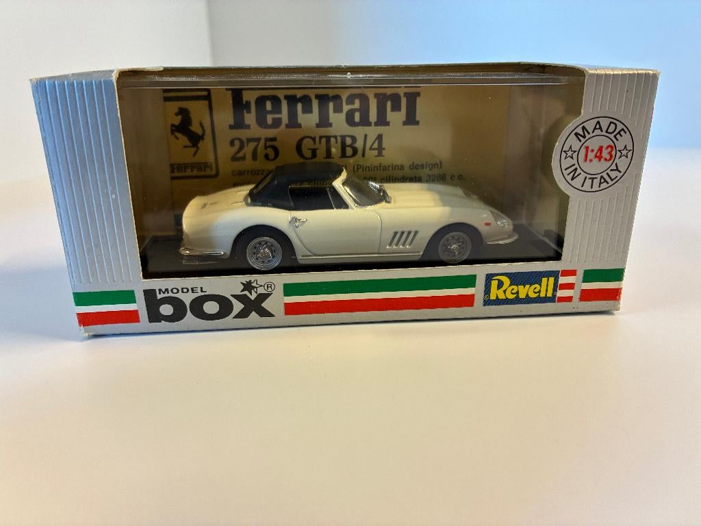 27742: Ferrari 275 GTB/4 Spyder closed top - Model Box 1:43, Overige merken, Auto, Shop@carrera-toys.com, Ophalen of Verzenden