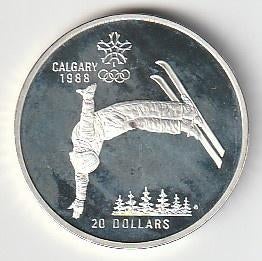 20  dollars 1986  Canada. km. 151    proof/unc, Postzegels en Munten, Munten | Amerika, Ophalen of Verzenden, Noord-Amerika, Losse munt