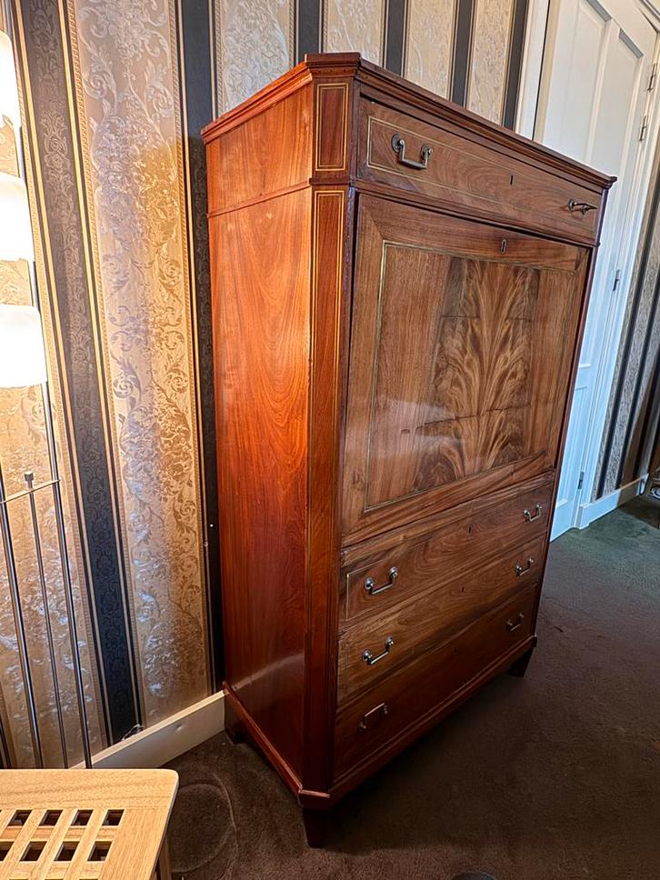 Antieke Louis XVI Secretaire - ca. 1850-1890, Antiek en Kunst, Antiek | Woonaccessoires, Ophalen