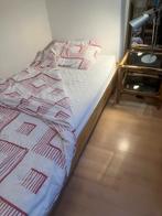 Houten bed extra lang 220 cm, Ophalen, Gebruikt, 90 cm, Eenpersoons