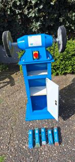 HBM professionele polijstmachine, Ophalen of Verzenden, Minder dan 700 watt, Werkbankslijpmachine