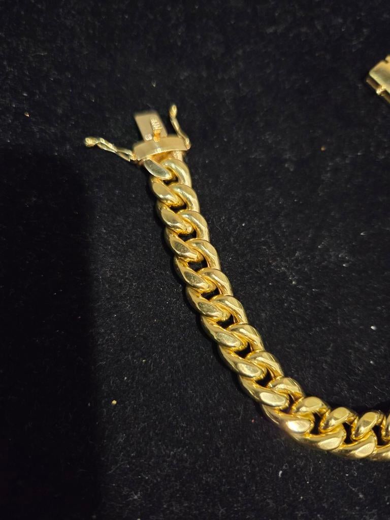 14 k gouden cuban armband 42,4 gram, Ophalen of Verzenden, Nieuw, Goud, Goud