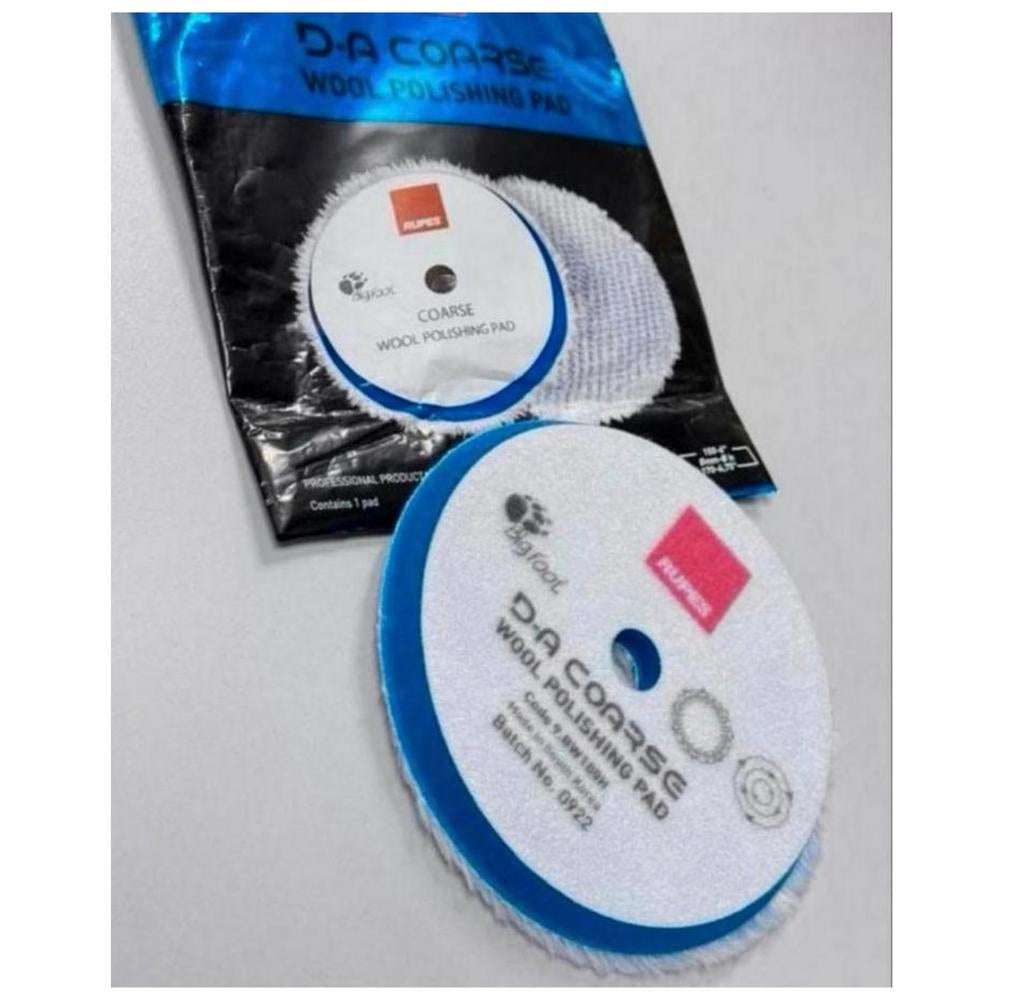 RUPES Wollen Polijstpad Grof Blauw wol 150-170mm polijst pad, Nieuw, Ophalen of Verzenden, H, H