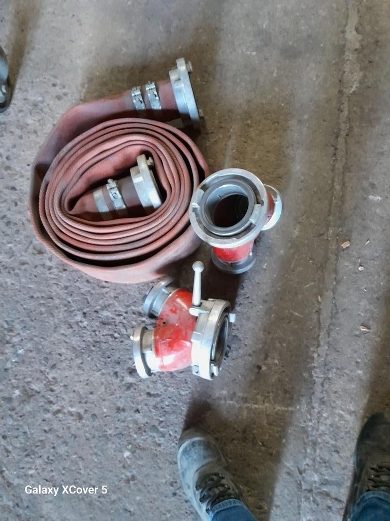 Brandslanghaspels met verlopen naar Storz 81, Ophalen, Gebruikt