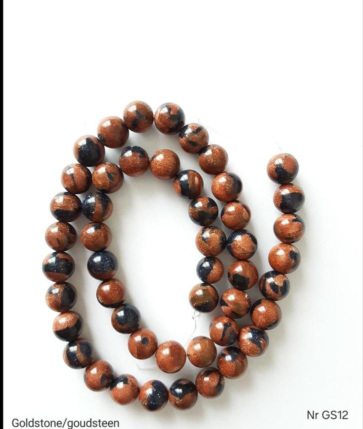 Nieuwe GOLDSTONE, GOUDSTEEN NATUURSTEEN kralen, Hobby en Vrije tijd, Kralen en Sieraden maken, Nieuw, Kraal, Ophalen of Verzenden