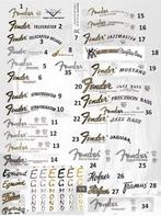 Waterslidedecals aangeboden,afname  vanaf 3 stuks, Ophalen of Verzenden, Nieuw, Elektrische gitaar