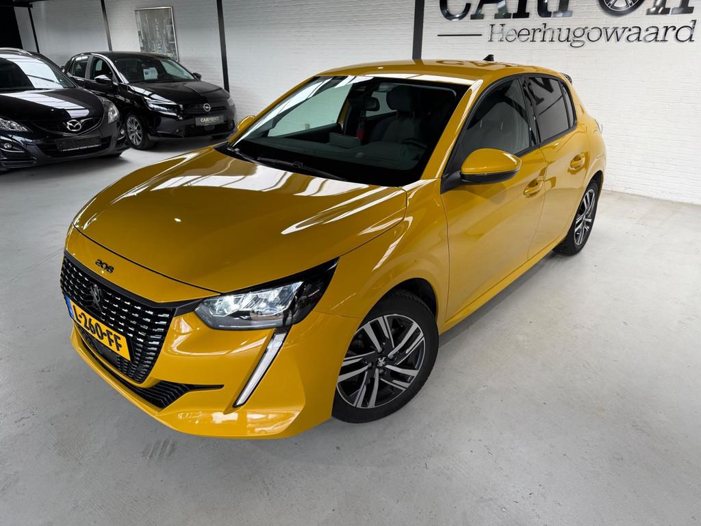 Peugeot 208 1.2 PureTech Allure Pack 2021 Automaat 101PK Cam, Auto's, Peugeot, 101 pk, Gebruikt, Euro 6, Leder en Stof
