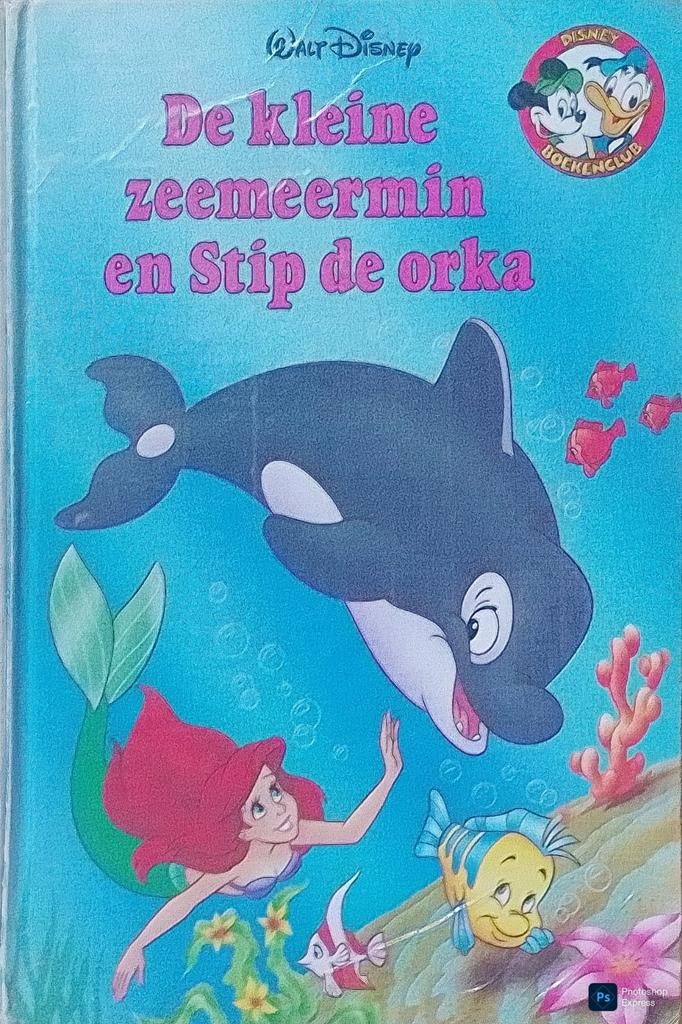 De Kleine Zeemeermin En Stip De Orka, Boeken, Gelezen, Fictie algemeen, Ophalen of Verzenden, Walt Disney.