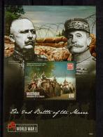 mustique 2015 pf blok wo1 oorlog soldaten war geschiedenis 1, Ophalen of Verzenden, Postfris, Overige thema's