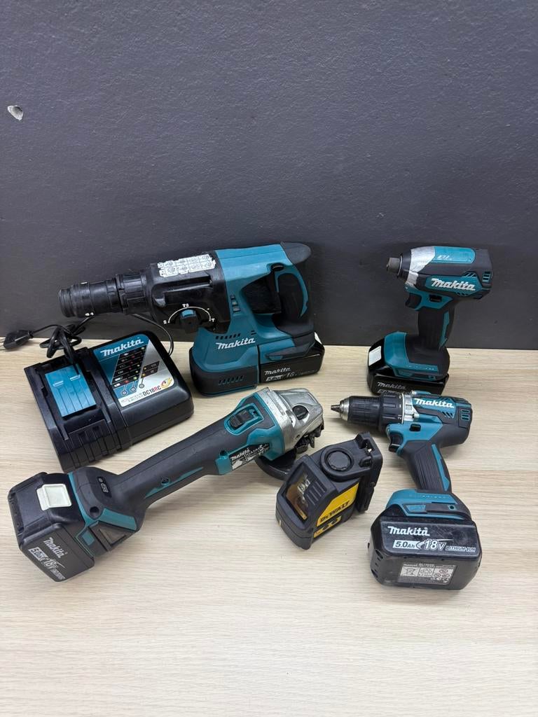 Makita 18V set, Ophalen, Zo goed als nieuw