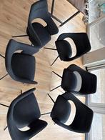 6 Masone stoelen antraciet, Ophalen, Zo goed als nieuw, Vijf, Zes of meer stoelen, Stof