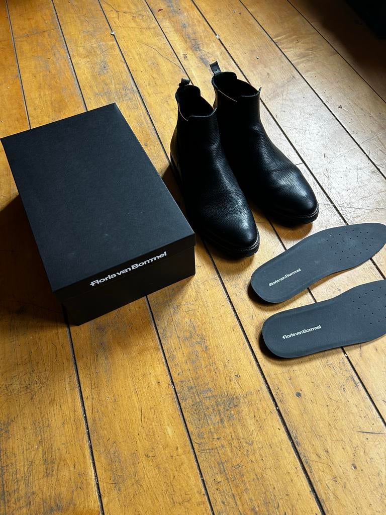 Floris van Bommel Chelsea boots sturdi black, Ophalen of Verzenden, Gedragen, Zwart, Boots
