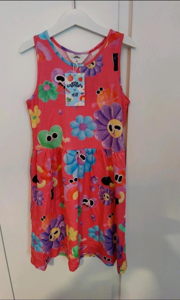 Vrolijk jurkje NIEUW 134/140, Ophalen of Verzenden, Nieuw, Meisje, Jurk of Rok