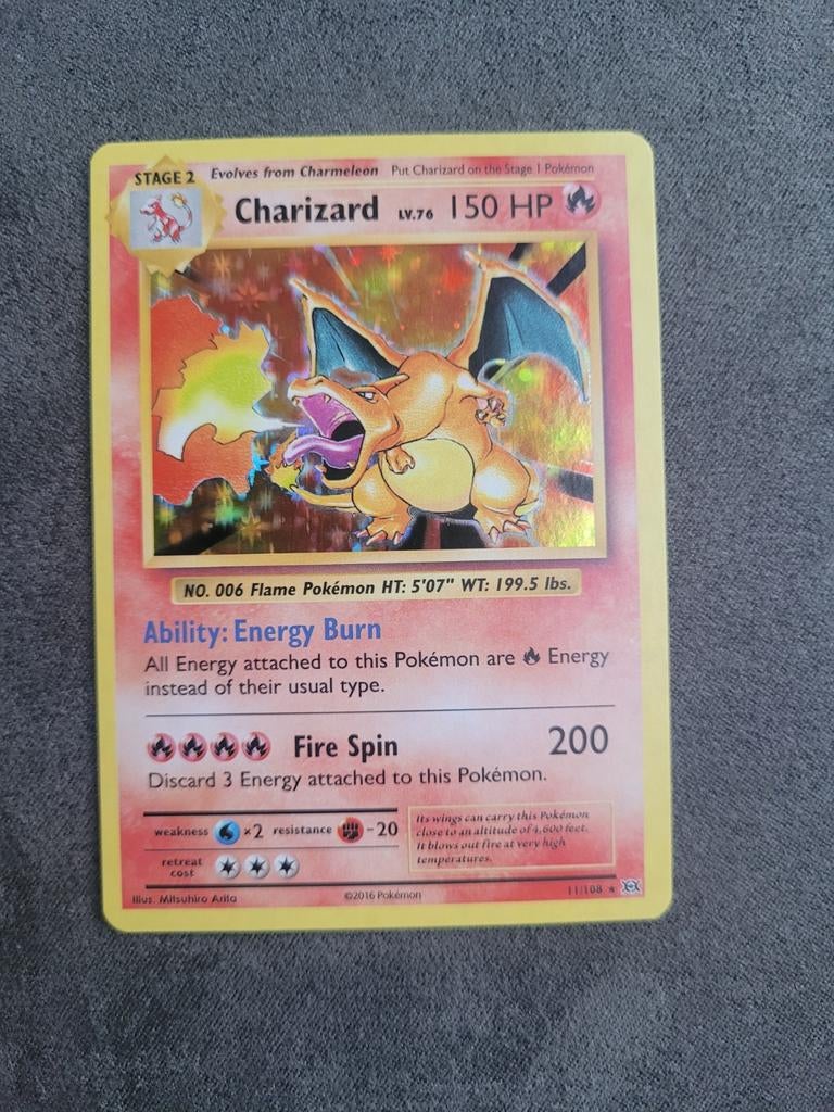 Charizard Evolutions 11/108 Near Mint Pokémon Kaart, Hobby en Vrije tijd, Verzamelkaartspellen | Pokémon, Ophalen of Verzenden