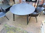 Hartman tuinset rond 130 cm, Tuin en Terras, 4 zitplaatsen, Gebruikt, Eettafel, Ophalen of Verzenden