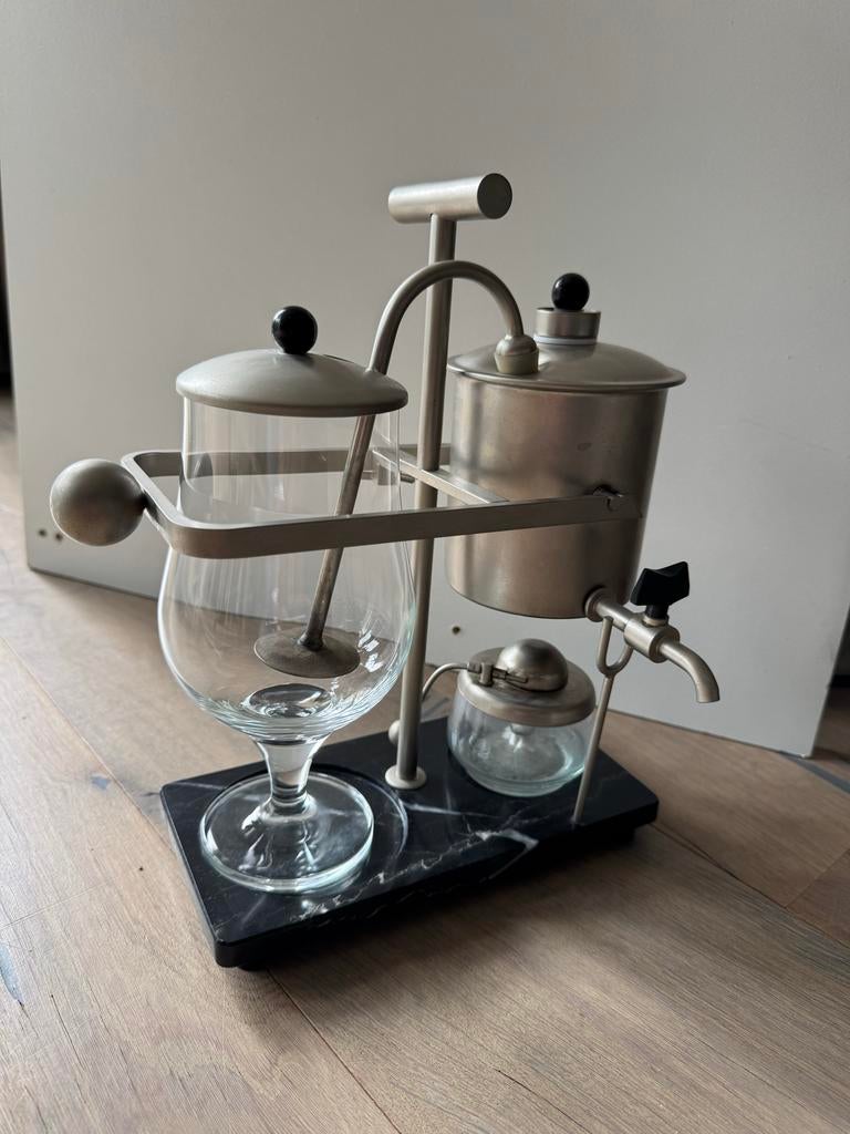Vintage Balans Sifon Koffiezetapparaat - Uniek Design, Witgoed en Apparatuur, Koffiezetapparaten, Gebruikt, Gemalen koffie, Koffiemachine