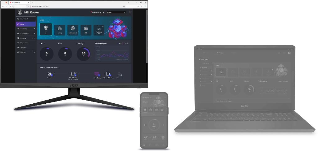 RadiX AXE6600 WiFi 6E Tri-Band Gaming Router, Ophalen of Verzenden, Zo goed als nieuw, Router, Msi